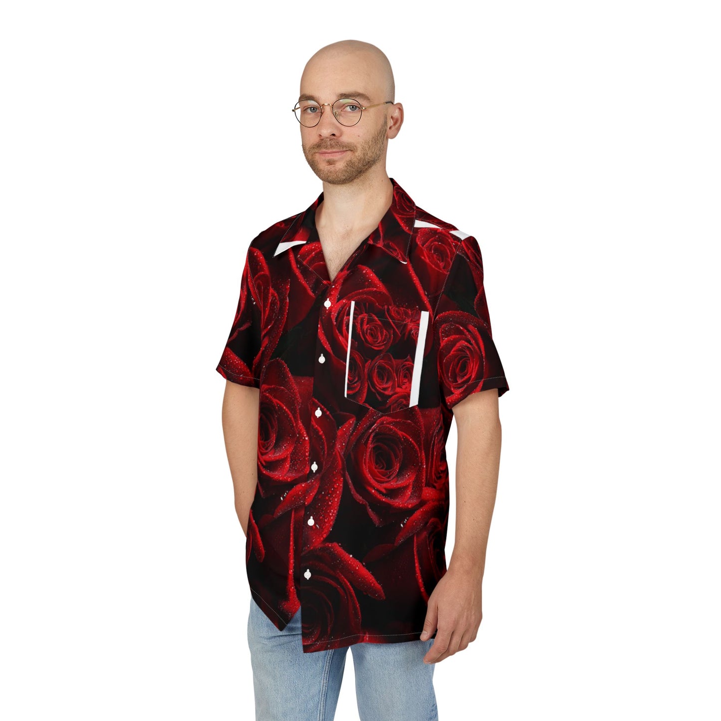 Unisex Hawaiian Button-Down Shirt